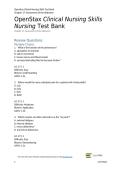 Skills Test Bank Chapter 27 2025&sol;2026 Complete Questions with Solution