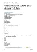 Skills Test Bank Chapter 26 2025&sol;2026 Complete Questions with Solution