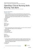 Skills Test Bank Chapter 15 2025&sol;2026 Complete Questions with Solution