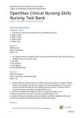 Skills Test Bank Chapter 14 2025&sol;2026 Complete Questions with Solution