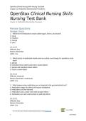 Skills Test Bank Chapter 12 2025&sol;2026 Complete Questions with Solution