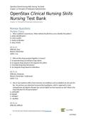 Skills Test Bank Chapter 11 2025&sol;2026 Complete Questions with Solution
