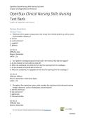 Skills Test Bank Chapter 18 2025&sol;2026 Complete Questions with Solution