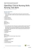 Skills Test Bank Chapter 5 2025&sol;2026 Complete Questions with Solution