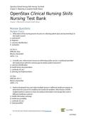 Skills Test Bank Chapter 4 2025&sol;2026 Complete Questions with Solution