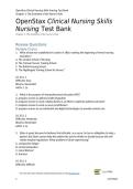 Skills Test Bank Chapter 2 2025&sol;2026 Complete Questions with Solution