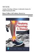Anatomy&comma; Physiology&comma; & Disease &lpar;3rd Edition&rpar; &ndash; Test Bank &ndash; Health Professionals &lpar;2020&rpar; &ndash; Complete practice questions with answers