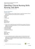 Skills Test Bank Chapter 10 2025&sol;2026 Complete Questions with Solution