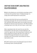 ASCP MLT EXAM SCRIPT 2026 PRACTICE SOLUTION BUNDLED