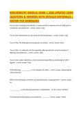 BIOCHEMISTRY MODULE EXAM 1 2026 UPDATED EXAM QUESTIONS & ANSWERS WITH DETAILED RATIONALES &vert; INSTANT PDF DOWNLOAD