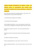 PORTAGE LEARNING BIOCHEMISTRY 210&colon; MODULE 1 EXAM - THE AMAZING WORLD OF BIOCHEMISTRY 2026 UPDATED EXAM QUESTIONS & ANSWERS WITH DETAILED RATIONALES &vert; INSTANT PDF DOWNLOAD