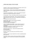 OPRE 3330 EXAM 2 STUDY GUIDE