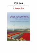 Cost Accounting&colon; A Data Analytics Approach&comma; 2024 &lpar;Margaret Christ&rpar; &ndash; Complete Test Bank Chapters 1&ndash;14