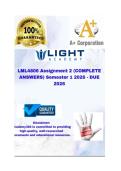 LML4806 Assignment 2 &lpar;COMPLETE ANSWERS&rpar; Semester 1 2026 - DUE 2026&semi;100&percnt; trusted &comma;comprehensive and complete reliable solution with clear explanation&period;