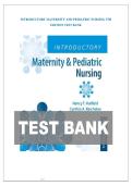 Introductory Maternity and Pediatric Nursing 5th Edition TEST BANK 2026 exam questions and answers&period;pdf