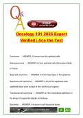 Oncology 101 &vert; Exam Guide &lpar;2026&rpar; &vert; 70&plus; Questions with Answers &vert; Cancer Types&comma; TNM Staging&comma; Blood Cancers&comma; Neutropenia