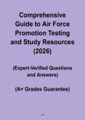 Comprehensive Guide to Air Force Promotion Testing and Study Resources