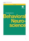 Introduction to Behavioral Neuroscience Test Bank Chapters 1&ndash;19 2025&sol;2026 with Solution