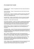 IFIC EXAM STUDY GUIDE