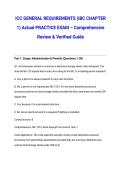 ICC GENERAL REQUIREMENTS &lpar;IBC CHAPTER 1&rpar; Actual PRACTICE EXAM &ndash; Comprehensive Review & Verified Guide