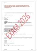 2026&ndash;2027 NURS 6630 Psychopharmacology Midterm Practice Exams &ndash; 2 Versions with Correct Answers