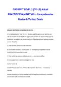 CROSSFIT LEVEL 2 &lpar;CF-L2&rpar; Actual PRACTICE EXAMINATION &ndash; Comprehensive Review & Verified Guide