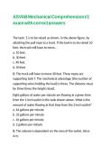 ASVAB Mechanical Comprehension -1 exam with correct answers