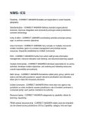 NIMS-ICS Exam 2025&sol;2026 with Solution