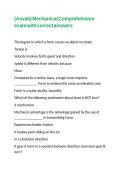 &lpar;Asvab&rpar; Mechanical Comprehension exam with correct answers