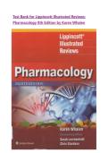 Test Bank for Lippincott Illustrated Reviews&colon; Pharmacology 8th Edition by Karen Whalen&vert; 9781496384133&vert; All Chapters 1-47&vert;LATEST