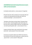 ASVAB Mechanical Comprehension exam with correct answers