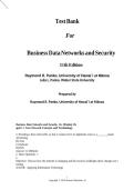Test Bank For Business Data Networks and Security 11th Edition By Raymond R&period; Panko&semi; Julia L&period; Panko 9780134817125 Chapter 1-11 Complete Guide &period;