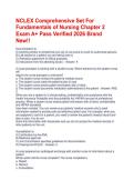 NCLEX Comprehensive Set For Fundamentals of Nursing Chapter 2 Exam A&plus; Pass Verified 2026 Brand New&excl;&excl;