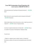 Texas TBCE Jurisprudence Exam 50 questions with correct answers 2026&sol;2027 RATED A&plus; 