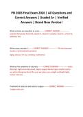 PN 2003 Final Exam 2026 &vert; All Questions and Correct Answers &vert; Graded A&plus; &vert; Verified Answers &vert; Brand New Version&excl;