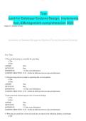 Test Bank for Database Systems Design&comma; Implementation&comma; & Management&comma; 14th Edition Carlos Coronel&comma; Steven Morris