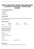 BIOD 121 Essentials in Nutrition Case Study Module 3&colon; Nutrition - Kronenwetter - 2025B Portage Learning