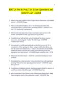 PHTLS Pre & Post Test Exam Questions and Answers A&plus; Graded