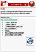Advanced Pathophysiology Integrated Disease Mechanisms and Clinical Correlations&vert;&vert;Complete solutions &vert;&vert;100&percnt; Verified&vert;&vert;latest verson 2026