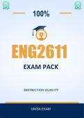 ENG2611 Exam Pack 2026 - Distinction Guaranteed 