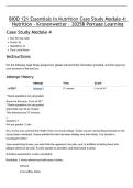 BIOD 121 Essentials in Nutrition Case Study Module 4&colon; Nutrition - Kronenwetter - 2025B Portage Learning