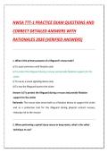 NWSA TTT-1 PRACTICE EXAM QUESTIONS AND CORRECT DETAILED ANSWERS WITH RATIONALES 2026 &lpar;VERIFIED ANSWERS&rpar; 