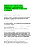 D080 STUDY FOR OA EXAM QUESTIONS & ELABORATED CORRECT ANSWERS RATED 100&percnt; COMPLETE