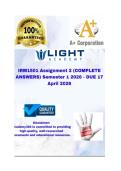  IRM1501 Assignment 2 &lpar;COMPLETE ANSWERS&rpar; Semester 1 2026 - DUE 17 April  2026&semi;100&percnt; trusted &comma;comprehensive and complete reliable solution with clear explanation&period;  UNIQUE NUMBER&colon; 247136
