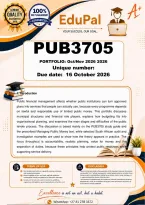 Pub3705 Portfolio&colon; Oct&sol;Nov 2026 &lpar;Complete Answers&rpar; 2026 - Due 16 October 2026