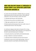 NEW HESI RN EXIT EXAM V1 THROUGH V7 EXAM SCRIPT 2026 UPDATED QUESTIONS WITH NGN GRADED A&plus;