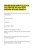 NEW HESI RN EXIT EXAM V1 V2 V3 V4 V5 V6 V7 PRACTICE TEST 2026 TESTED QUESTIONS WITH NGN GRADED A&plus;