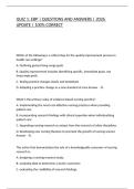 QUIZ 1&colon; EBP &vert; QUESTIONS AND ANSWERS &vert; 2026 UPDATE &vert; 100&percnt; CORRECT