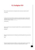 FL Firefighter FO1 Exam &vert; Study Guide & Practice Questions