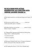 NJ CALA EXAM PACK ACTUAL EXAMINATION 2026 QUESTIONS WITH VERIFIED ANSWERS GRADED A